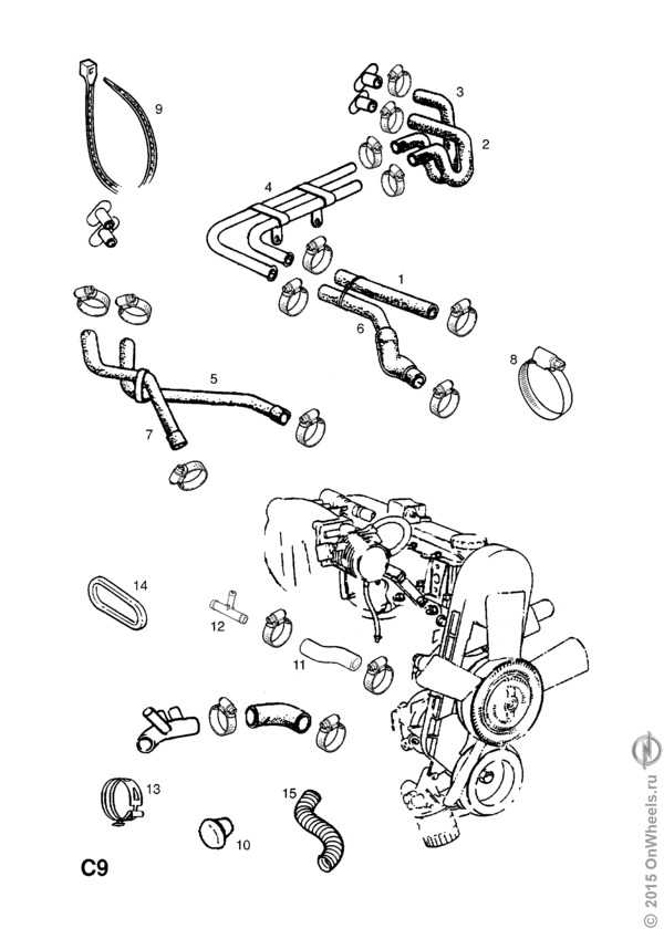 Система охлаждения опель омега а c20ne схема