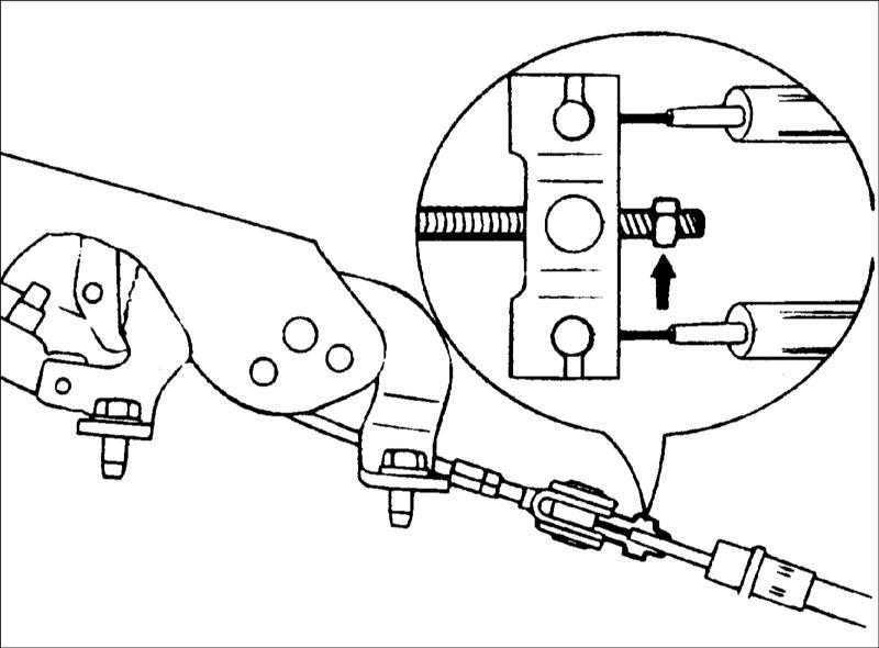 Трос ручного тормоза | тормозная система | руководство opel