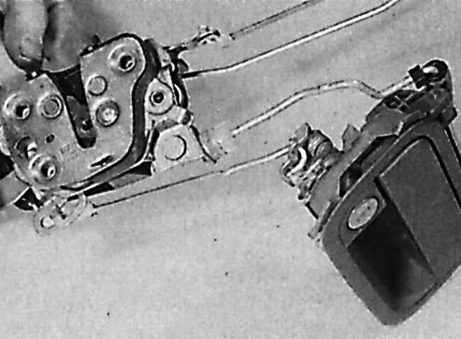 Ремонт опель вектра : наружная ручка открытия передней двери opel vectra b