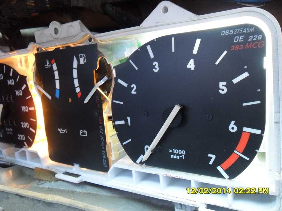 Opel kadett e замена лампочек
