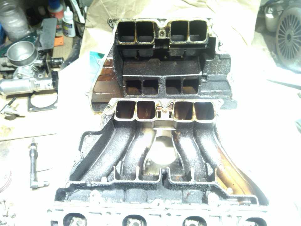Впускной коллектор (двигатель sohc с multec) опель вектра а