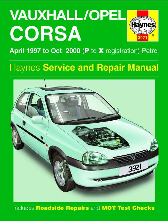 Opel corsa b 1997-2000 service and repair manual